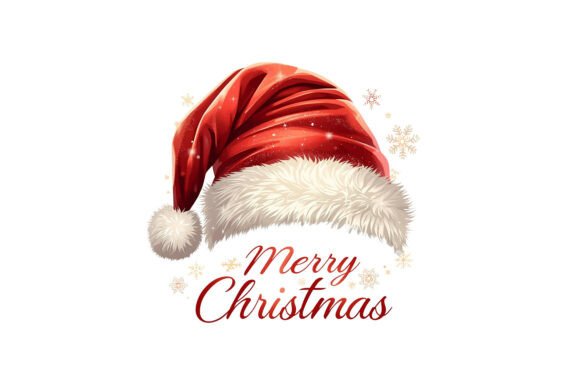 Elevate Holiday Designs with Santa Hat Greeting PNG