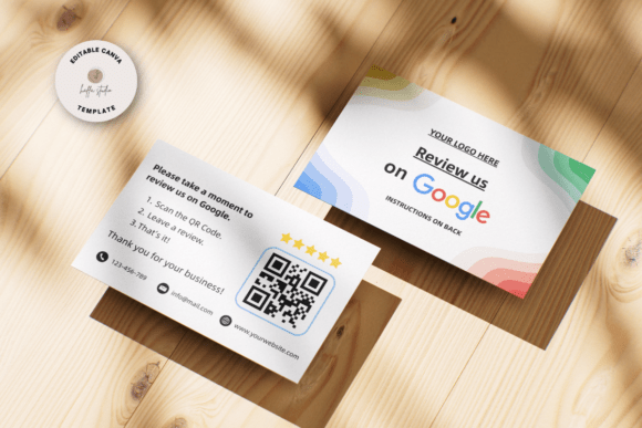 Elevate Your Brand with Google Review QR Code Business Cards