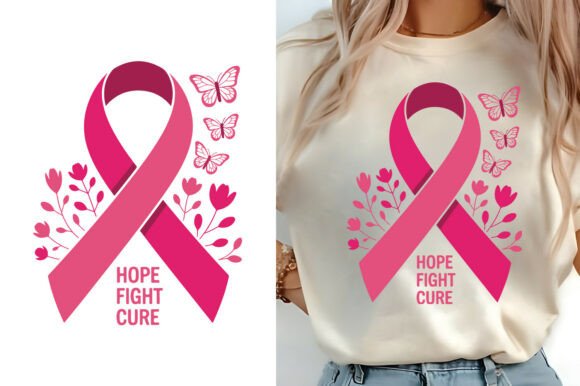 Empowering Stories Through the Hope Fight Cure Breast Cancer T-shirt Design