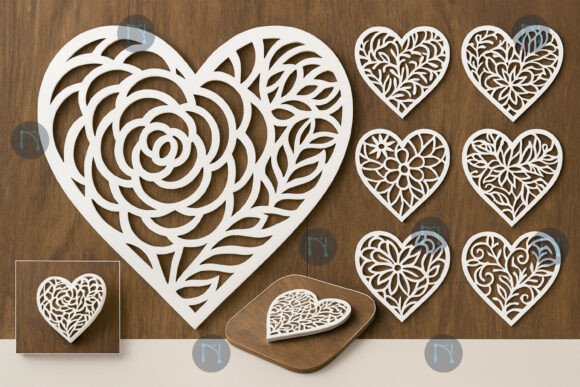 Evaluating the Laser Cut Floral Heart SVG Bundle for Precision Crafting