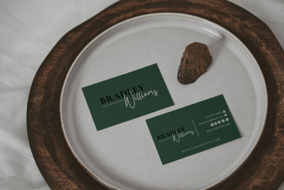 Sage Green Business Card Template for Modern Brands