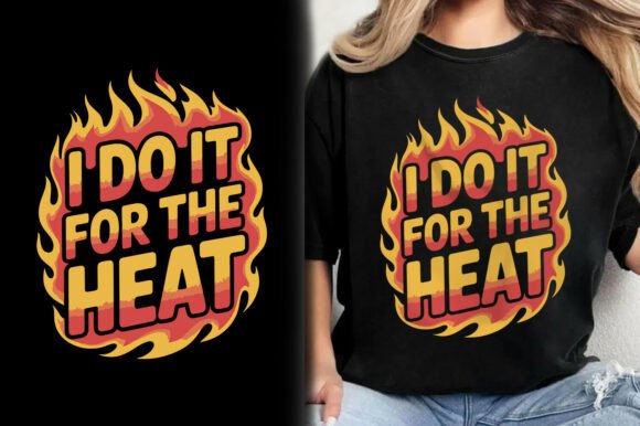 Unleashing Creativity with the I Do It for the Heat Firefighter T-Shirt Design