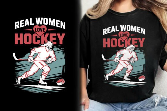 Unlocking Creative Potential with the Real Women Love Hockey Girl Vector Shirt Design