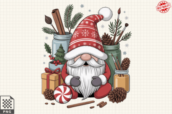 Unlocking Creativity with Detailed Christmas Gnome PNG Clipart